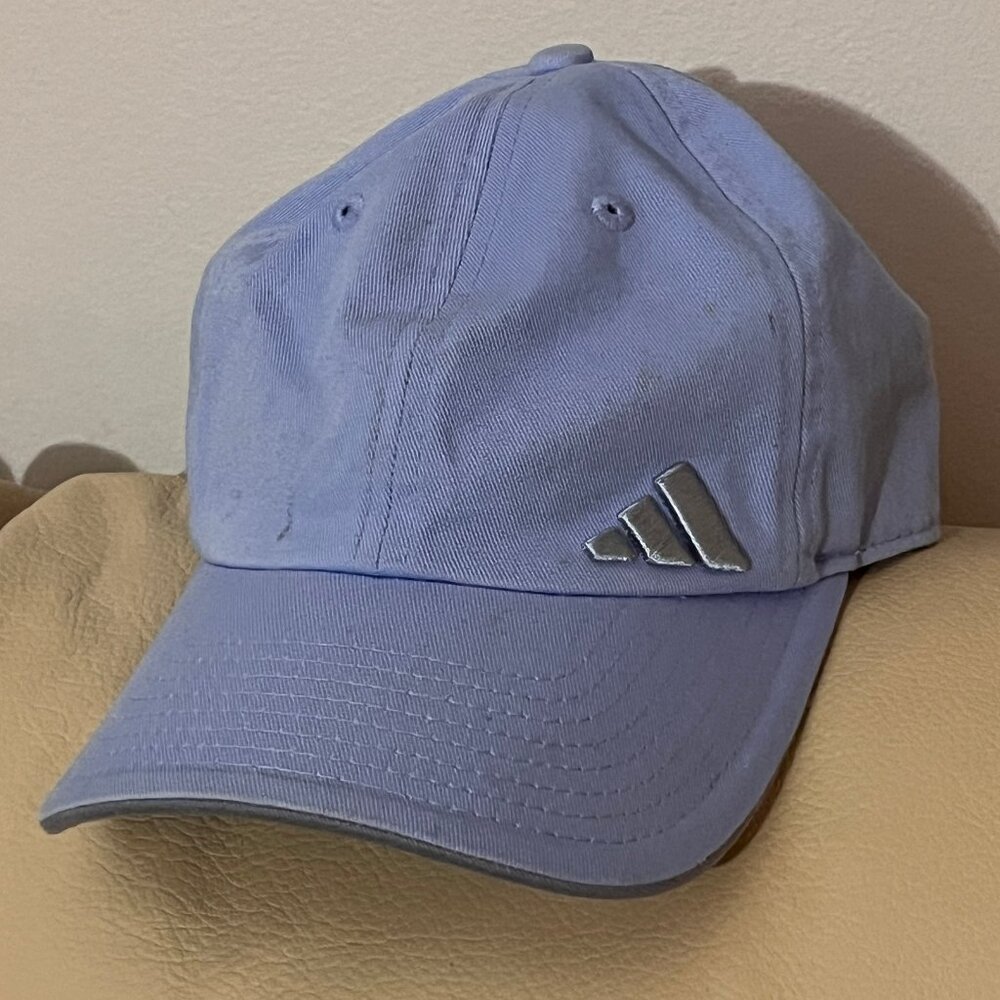 New! Adidas baseball cap in periwinkle blue